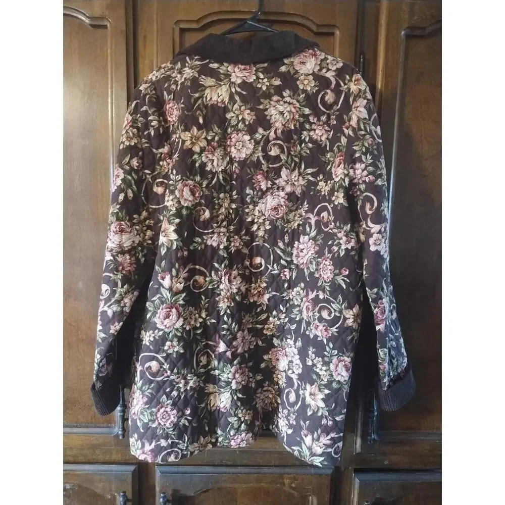 Portraits by Northern Isles Vintage Floral Print jacket size medium - Picture 2 of 7